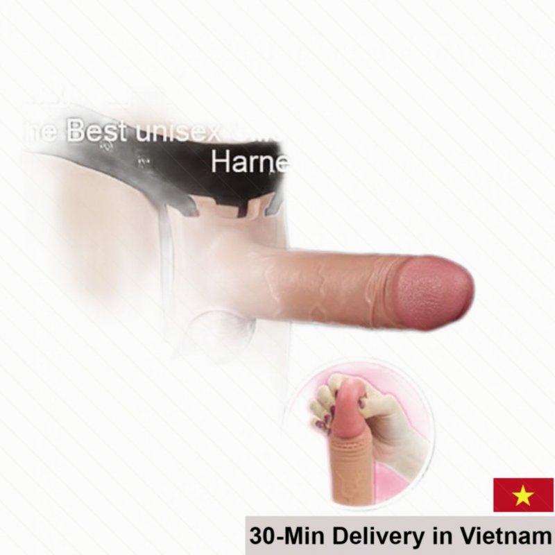 Hollow Strap-On Male Masturbator Adjustable Pleasure Toy 