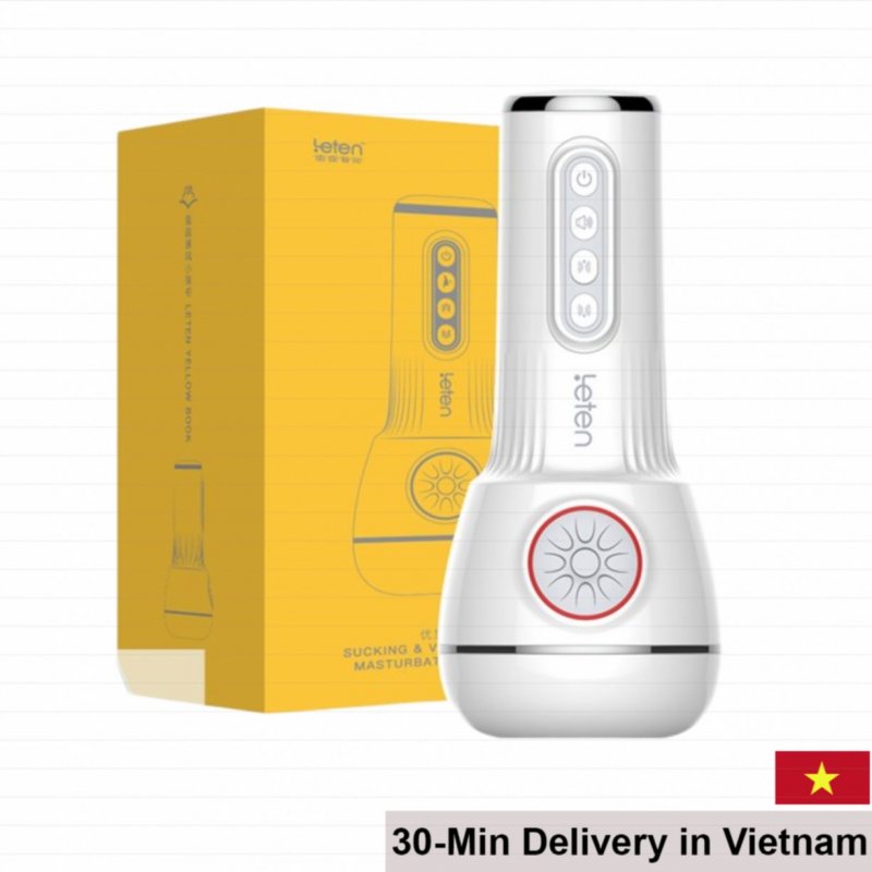 Leten Sucking V4 Realistic Vibrating Masturbator Toy 