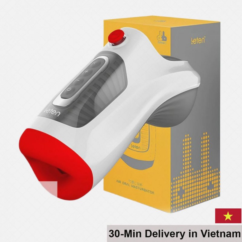 Leten Air Oral Vibrating Suction Male Masturbation Toy 