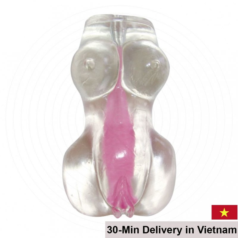 Transparent realistic silicone full body sex doll enhanced pleasure toy 