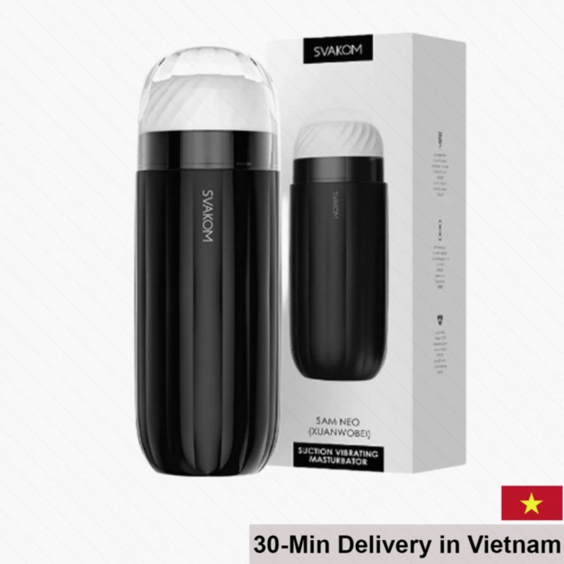 Svakom SAM Auto Sucking Vibrator USB Rechargeable ABS Silicone 