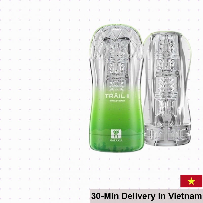 Galaku Trail II Transparent Masturbation Cup Textured Silicone 