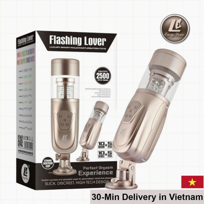 Flashing Lover Wall-Mounted Automatic Male Masturbator 