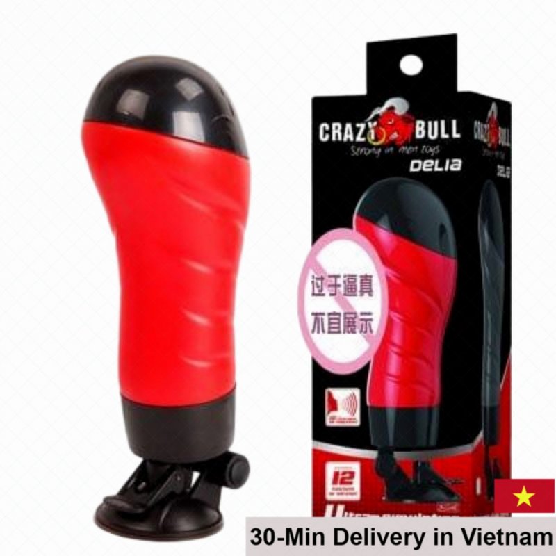 Crazy Bull Wall-Mount Premium Silicone Masturbator with Suction 