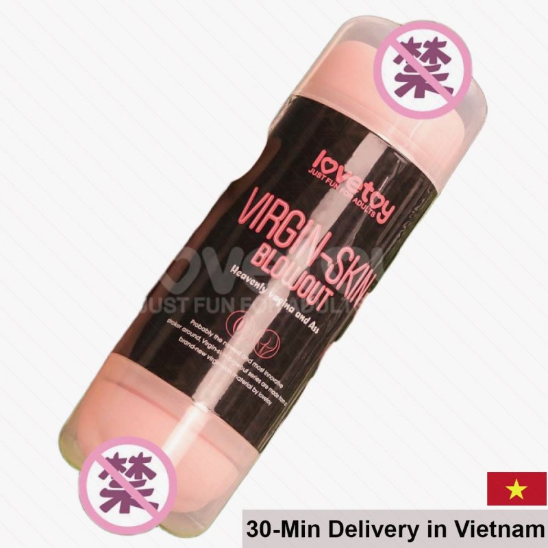 Lovetoy Virgin-Skin Dual-Ended Masturbation Cup USA 