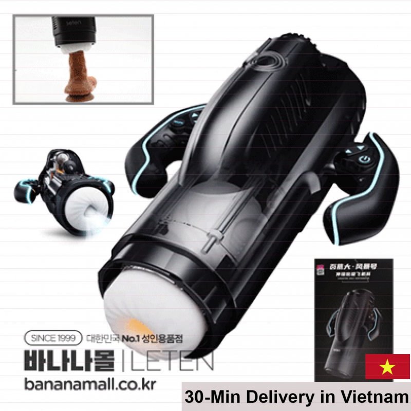 Leten Thrusting-Pro Auto Thrusting Suction Warming Silicone Toy 