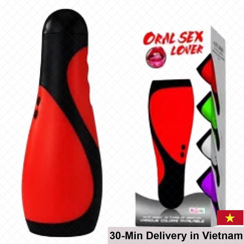 Oral Sex Simulator Male Silicone ABS 4 AAA Vibrator 