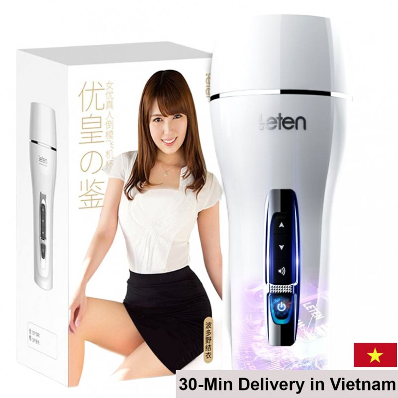 Leten Premium Vibrating Sound Masturbator Silicone Male 