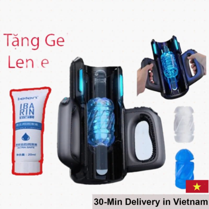 Leten King Pro Masturbator 3D Sound Video Silicone TPE 