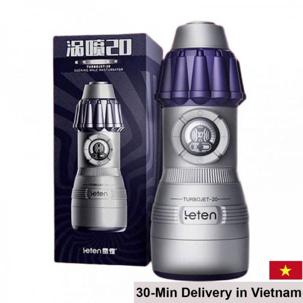 Leten TurboJet 20-Speed Male Masturbator With Gel Bonus 