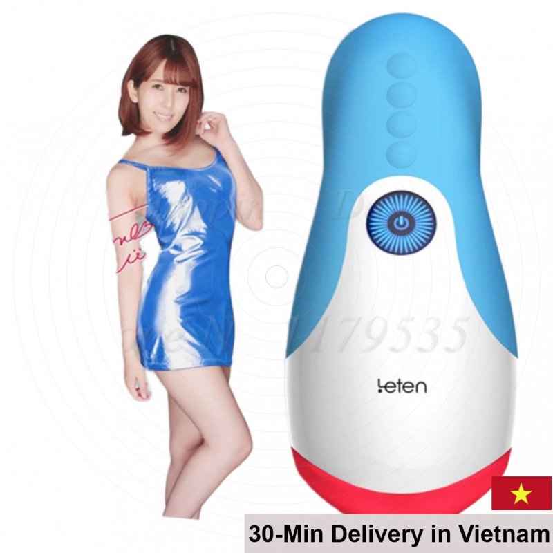Leten Blowjob AD33P Heated Silicone Oral Masturbator 