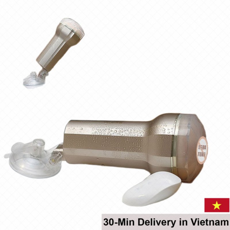 ManMiao Gold Wall-Mounted Masturbation Cup Remote Control 