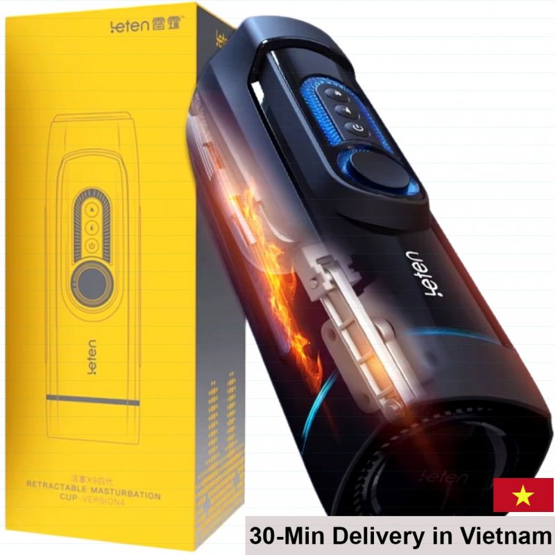 Leten X9 Strong Piston Male Masturbator with 10 Modes 