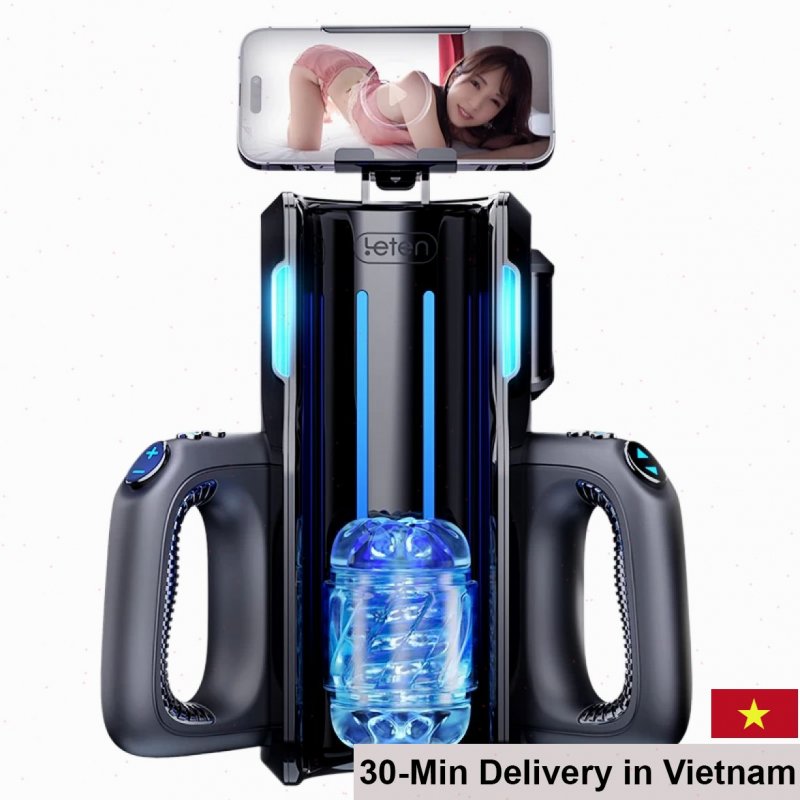 Leten King Pro Thrusting High Tech Male Masturbator with Remote 