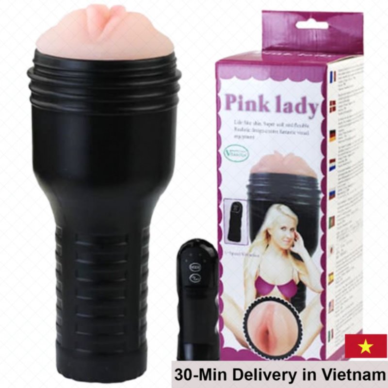 Baile Pink Lady 7 Mode Vibrating Flashlight Soft Silicone Premium 