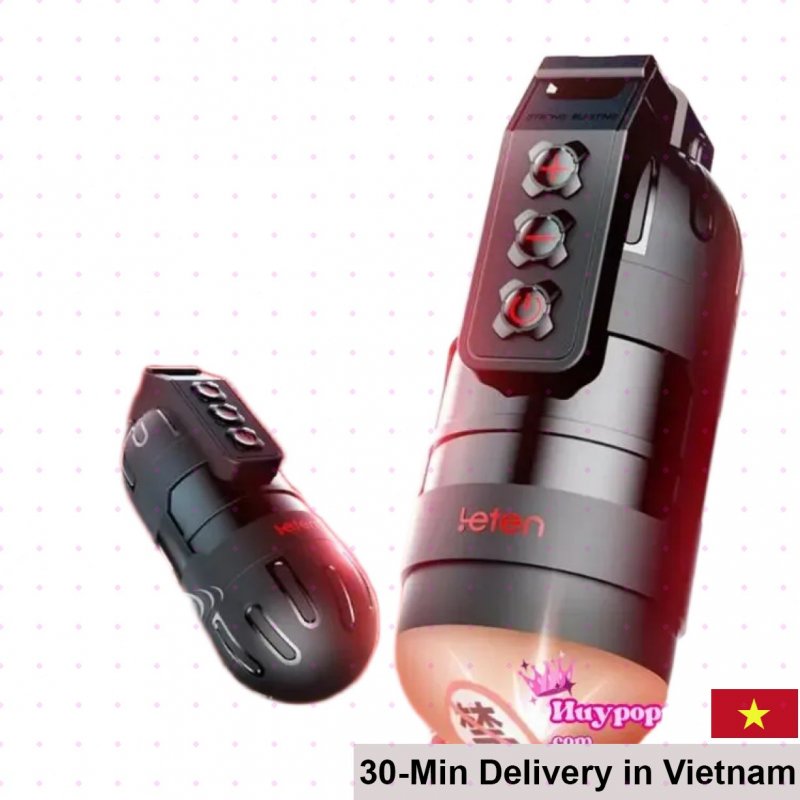 Leten App-Controlled Masturbation Cup Super Strong Vibration 