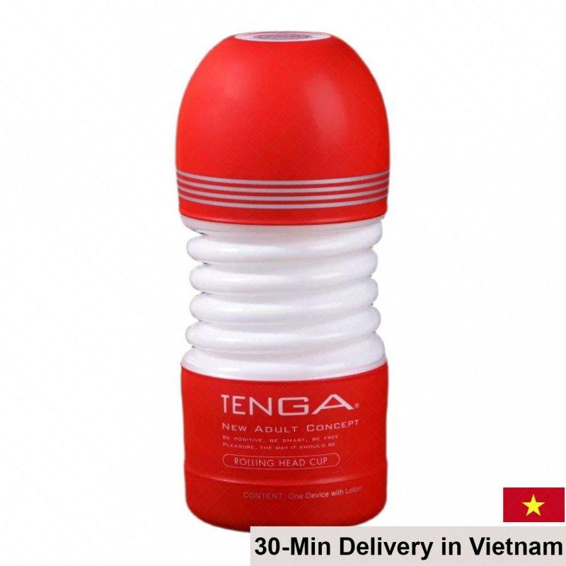 Tenga Rolling Head Cup Flexible Spiral Male Masturbation Sleeve 