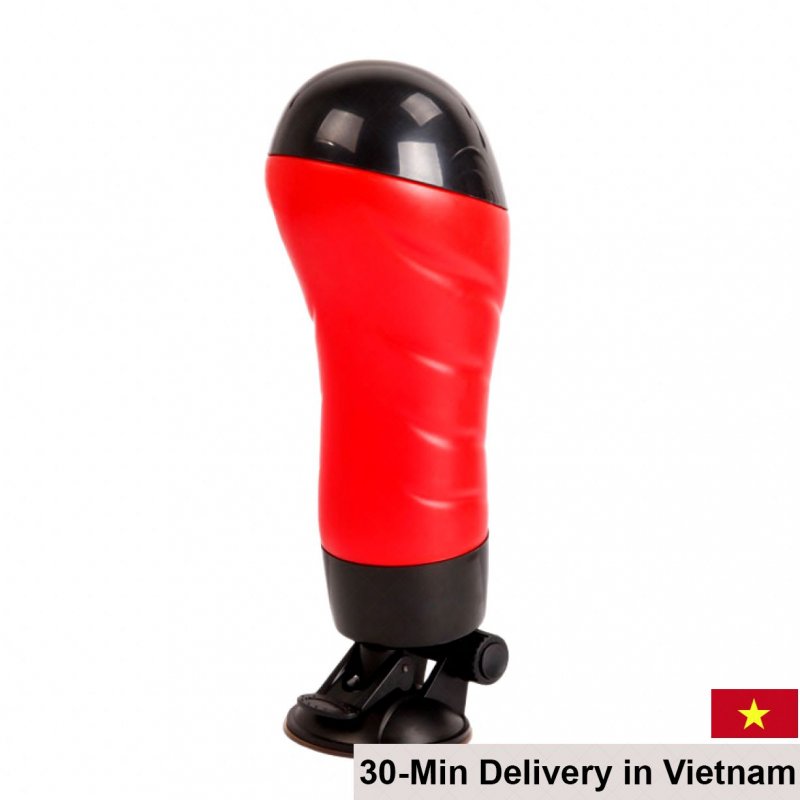 Crazy Bull Delia Wall Mount Vibrating Pussy 12 Modes 