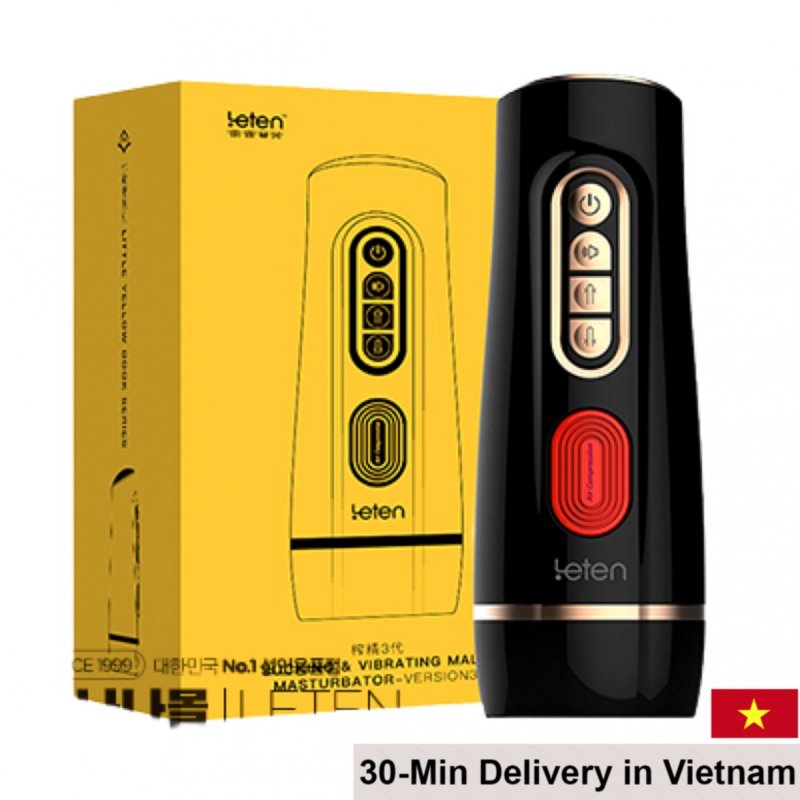 Leten JAV 5 Auto Squeeze Vibrating Male Masturbator 