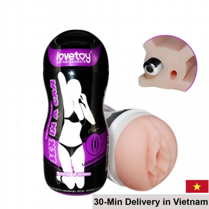 Lovetoy USA Super Vibrating Male Masturbation Cup 16.5cm Size Max 