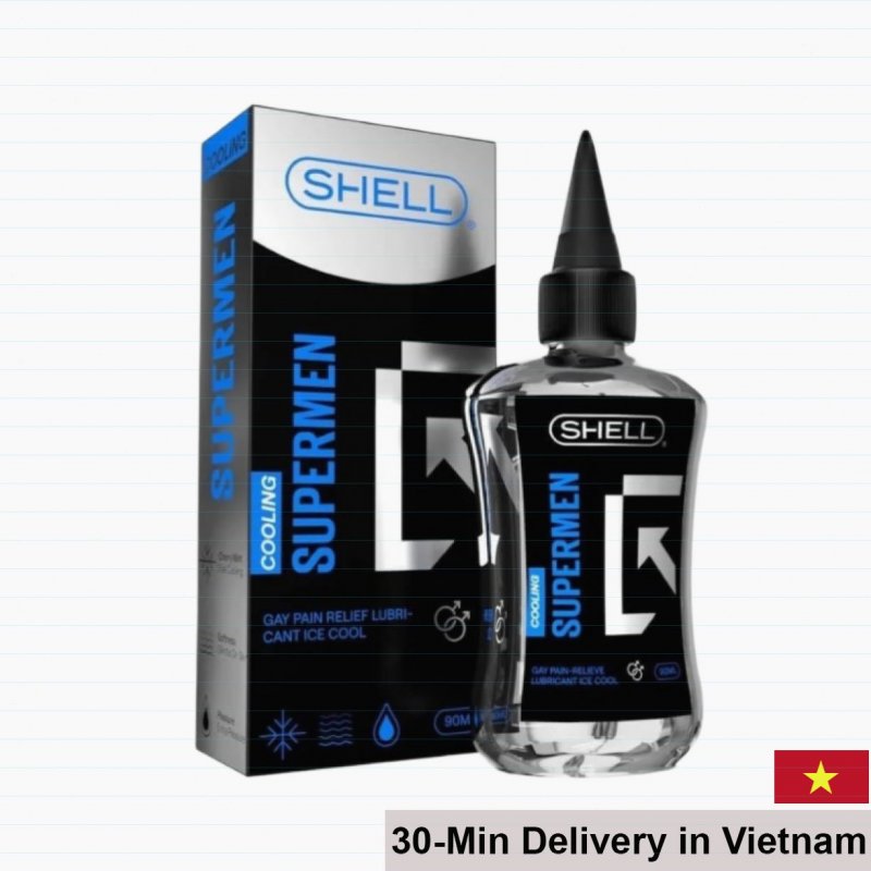 Shell Supermen Cooling Lubricant 90ml Long-Lasting Fresh 