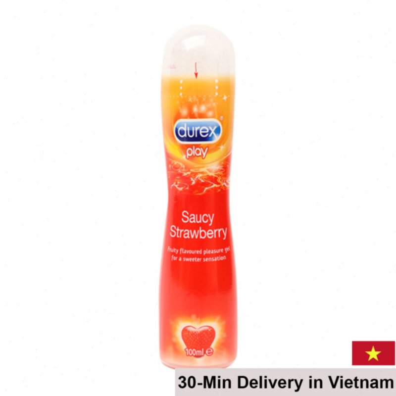 Durex Play Strawberry Lubricant 100ml Smooth Sweet Scent 
