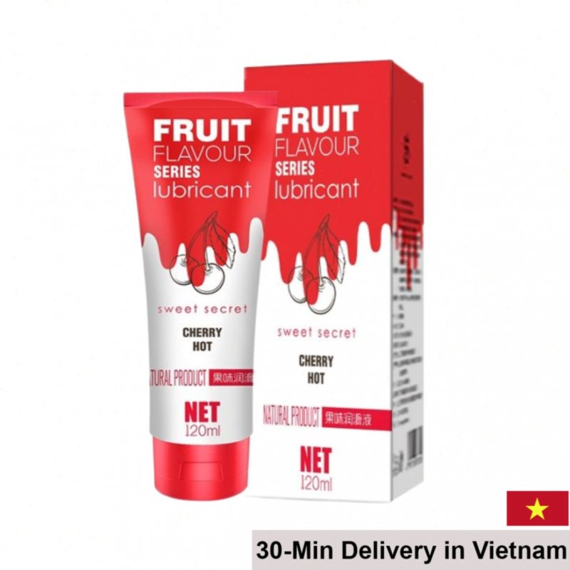 Olo Cherry Flavored Lubricant 120ml – Smooth & Fruity Sensual Gel 