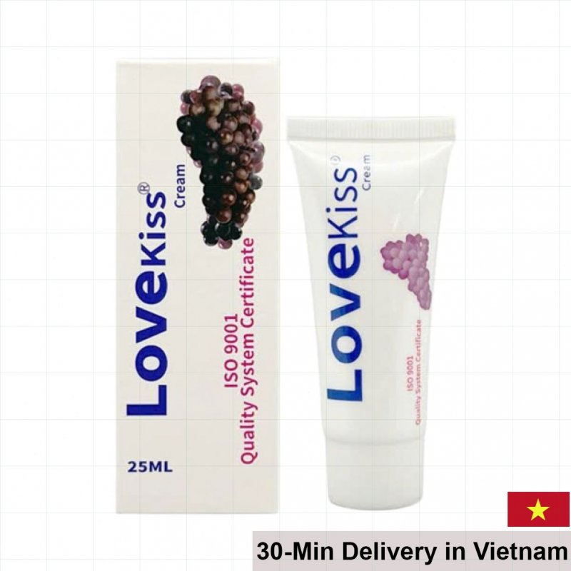 Love Kiss Grape Lubricant 25ml Enhances Intimacy Comfort 