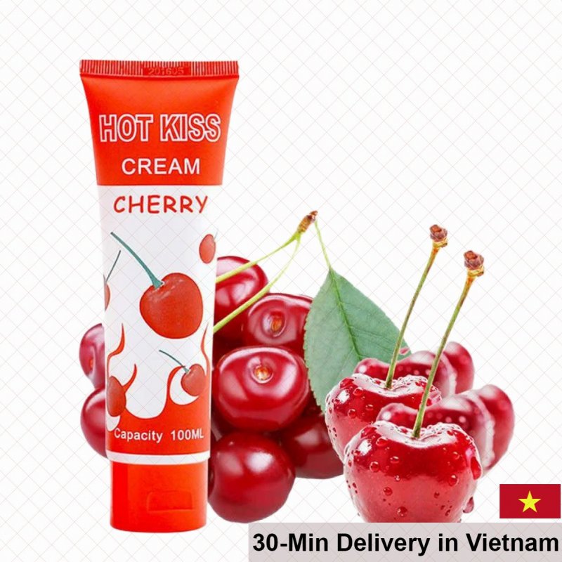 Hot Kiss Cherry Scented Lubricant Gel 100ml Long-Lasting 