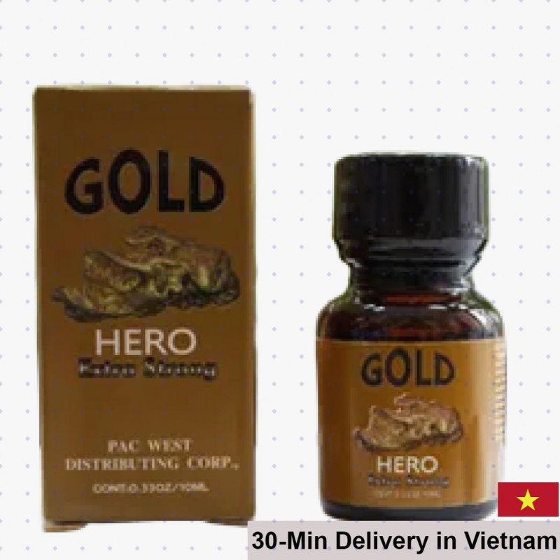 Popper Gold Hero 10ml for Enhanced Gay Anal Pleasure 