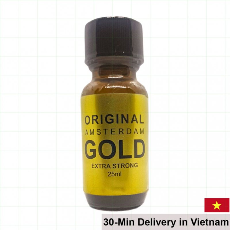 Amsterdam Gold Popper 25ml UK Classic Long Lasting Intense 