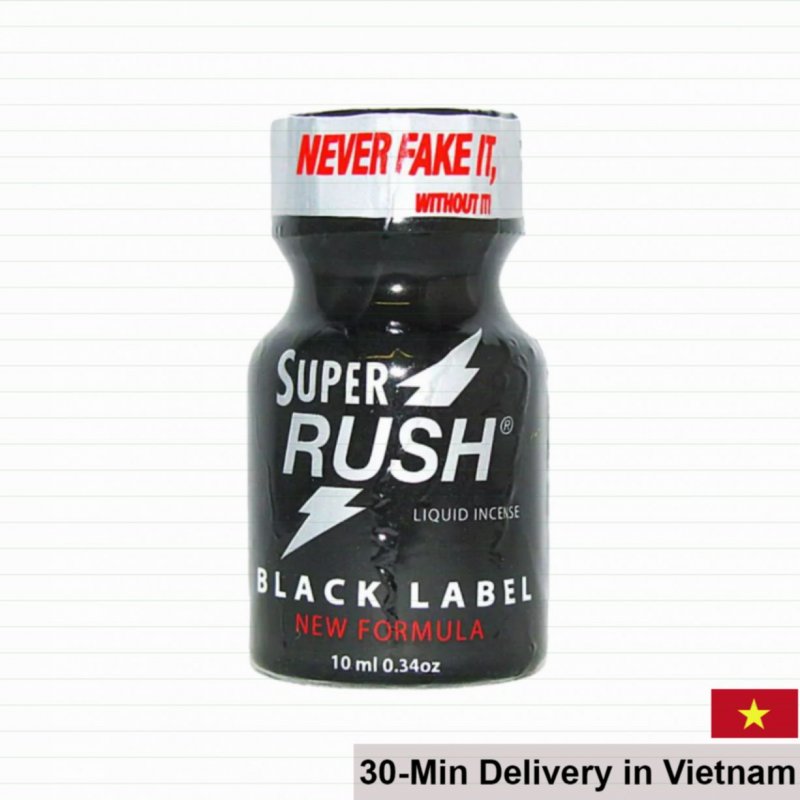 Popper Super Rush Black Label 10ml Sensual Breath Enhancer 