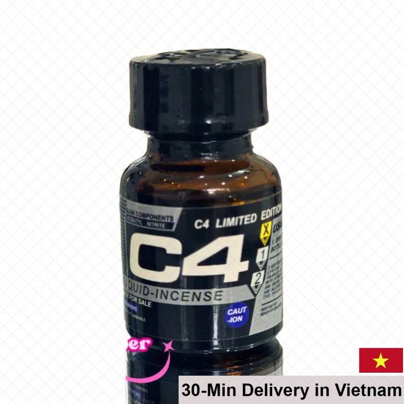 Popper C4 Black 10ml Strong Potent Desire Enhancer Portable 