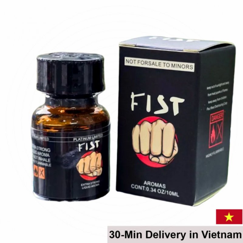 Popper Fist Black 10ml Strong Classic Liquid Poppers 