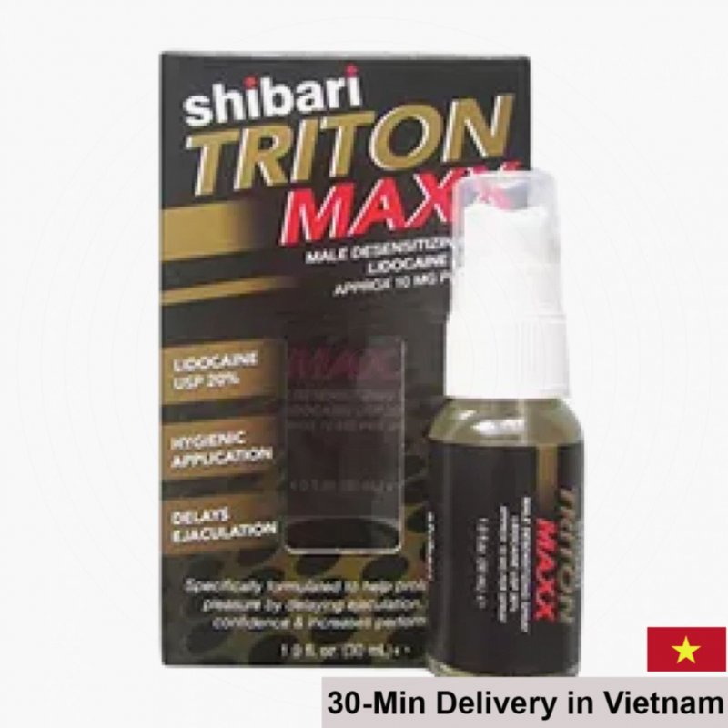 Shibari Triton Maxx Delay Spray Lidocaine 20% 