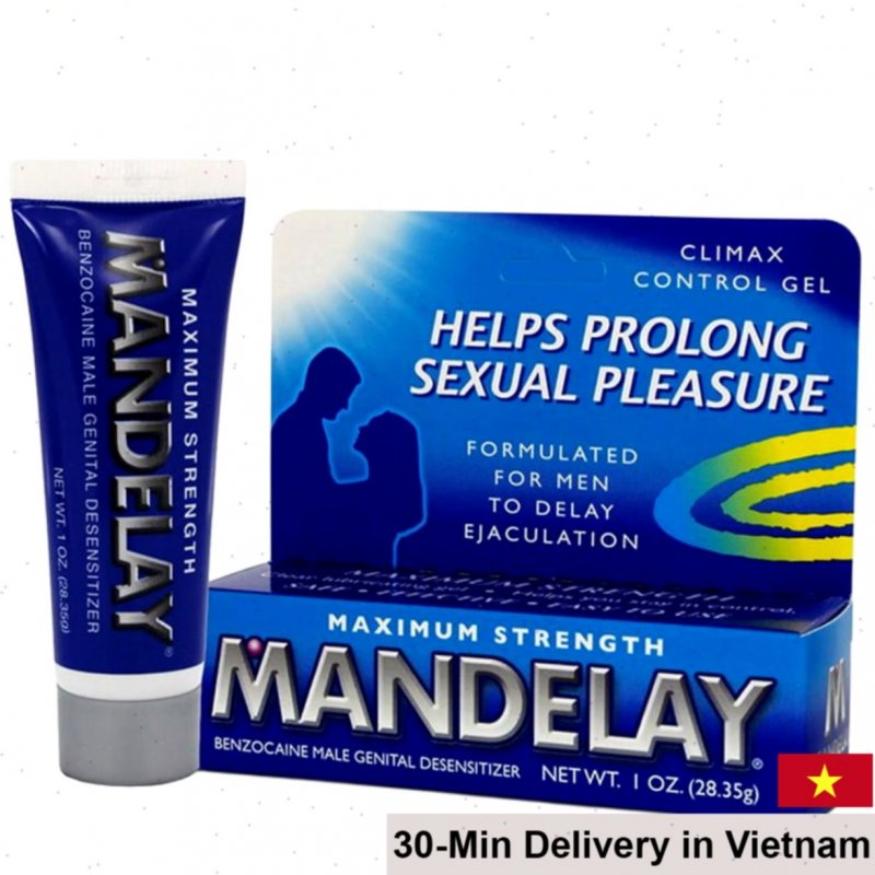 USA Mandelay Delay Gel 28g – Extend Performance, Fast-Acting Formula 