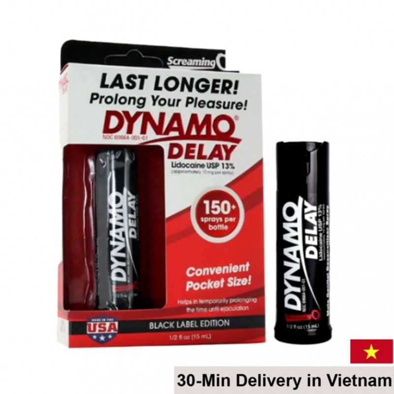 Dynamo Delay Spray Black Label 15ml Prolong Performance 