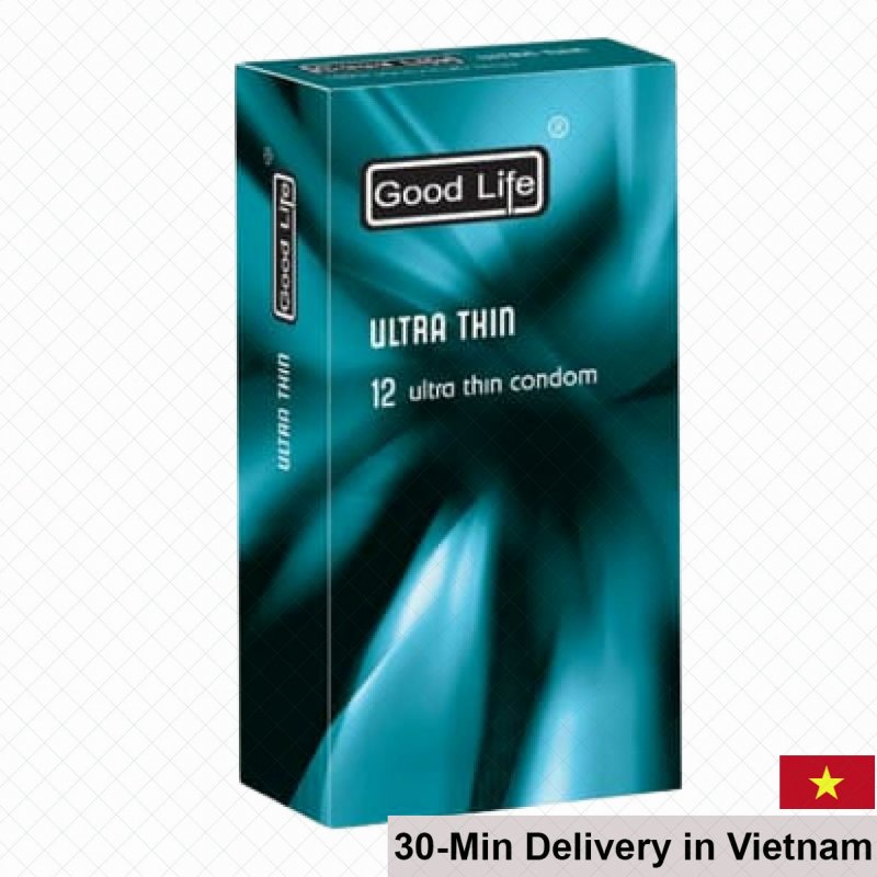Good Life Ultrathin Condom 3in1 Delay Thin Natural Scent 