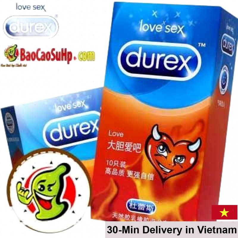 Durex Love Textured Ribbed Condom Box of 12 