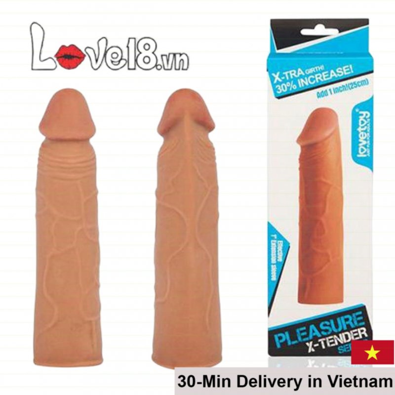 Lovetoy 3cm Penis Sleeve Enhance Size and Stamina 