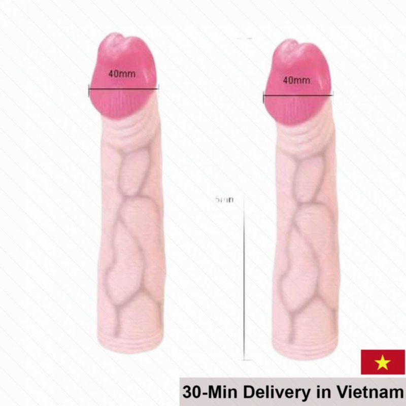 SHP860 Penis Enlarging 6cm Extender Safe Condom 