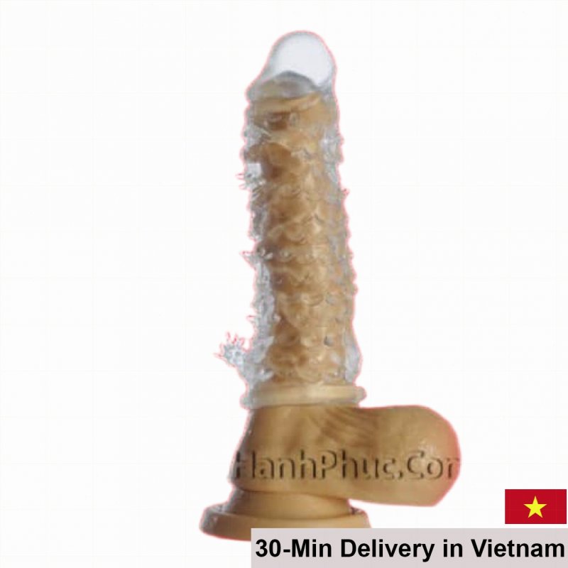 Fish Scale Textured Condom BS03 Soft Sensitive 