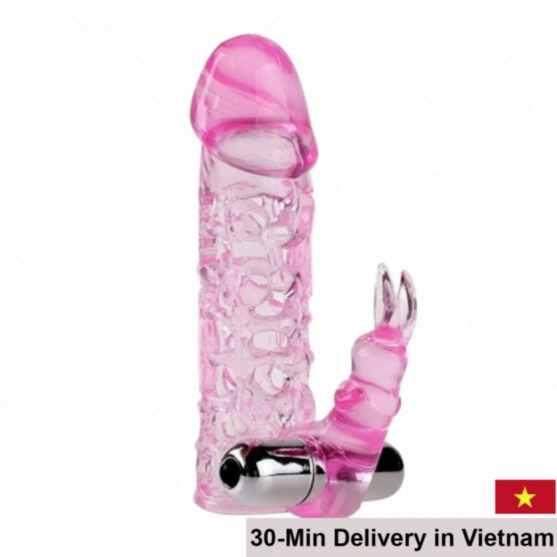 Mesh Vibrating Male Condom SHP229 Discreet Pleasure 