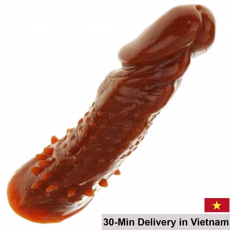 Baile Hong Kong Brown Flexible Large Dildo Sleeve 