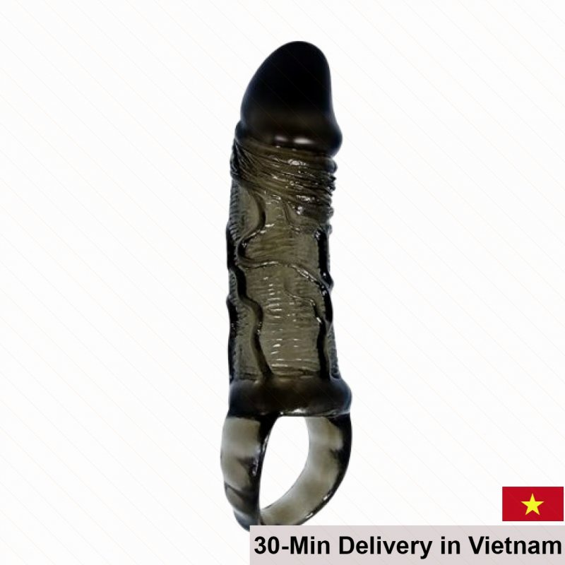 Baile Strap-On Textured Condom Enhance Sensation 