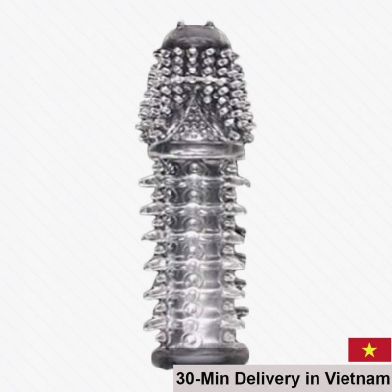 Silicone Rocket Sleeve Condom 3cm Extension Soft 