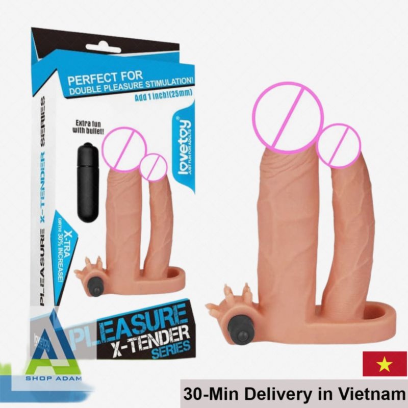 Lovetoy X-Tender Dual-Ended Vibrating Penis Extender 