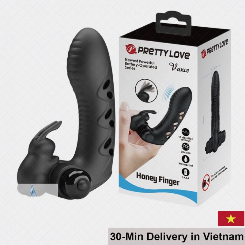 Pretty Love Vance Finger Sleeve 10 Vibration Modes G-Spot Stimulator 