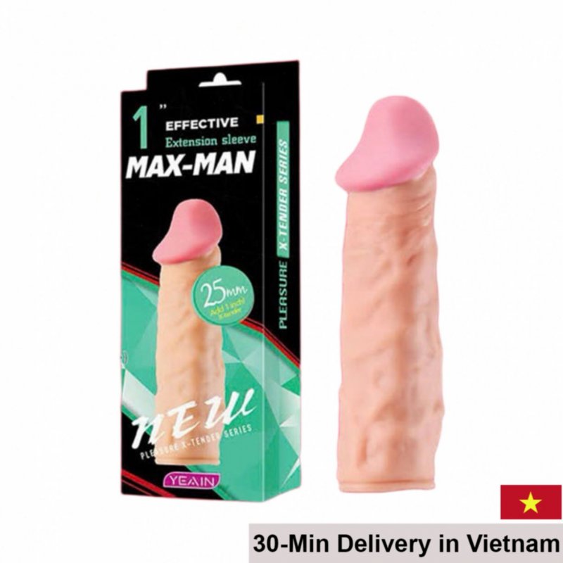 Maxman 25cm Extension Silicone Soft Premium Enhancer Sleeve 