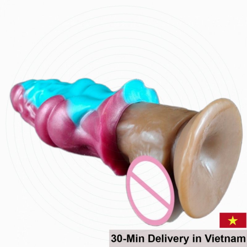 Silicone Ribbed Extra Large Penis Sleeve Enhancer 